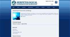 Desktop Screenshot of herpconbio.org